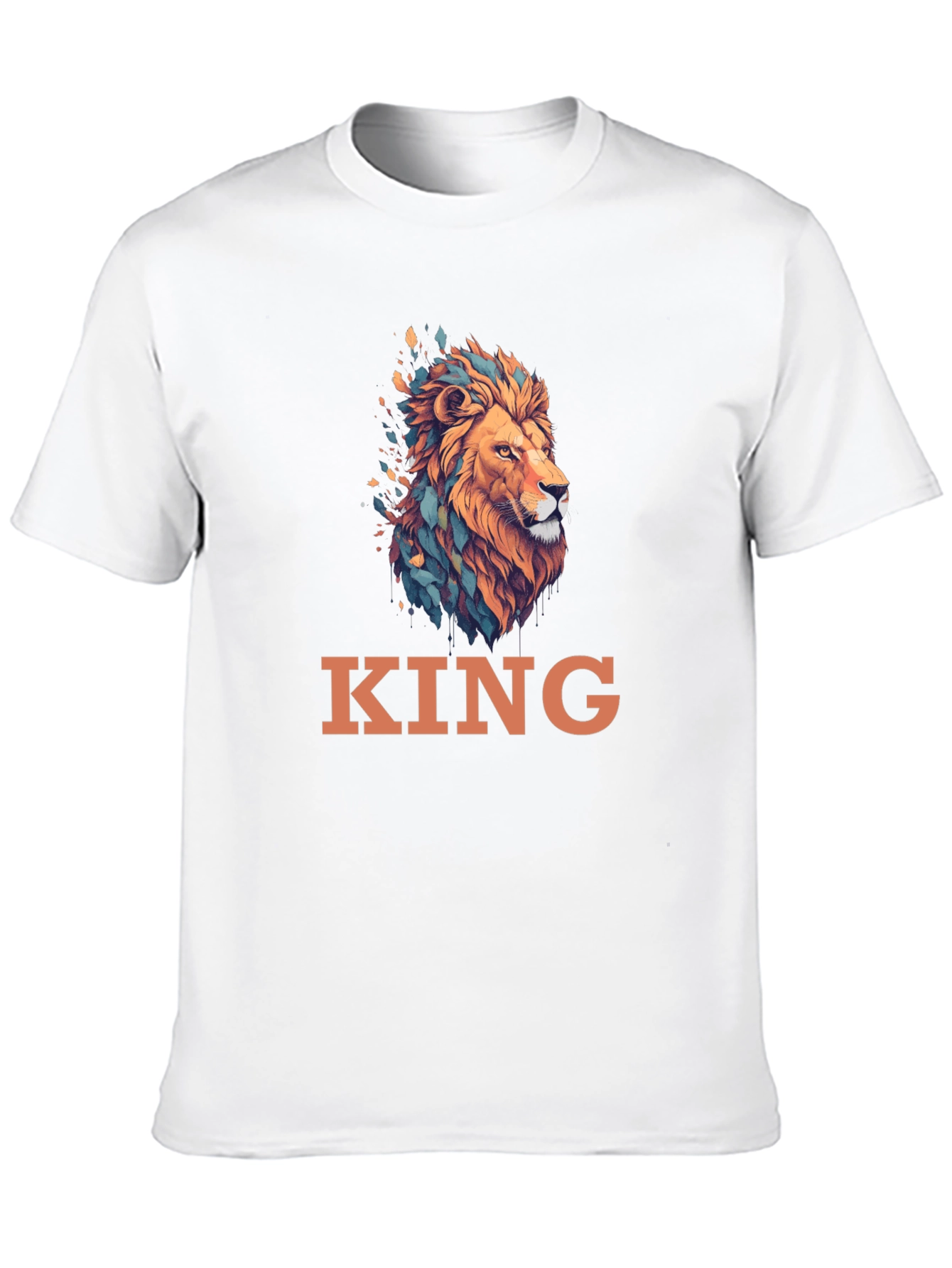 King Lion Graphic Tee - Stylish Mens T-Shirt