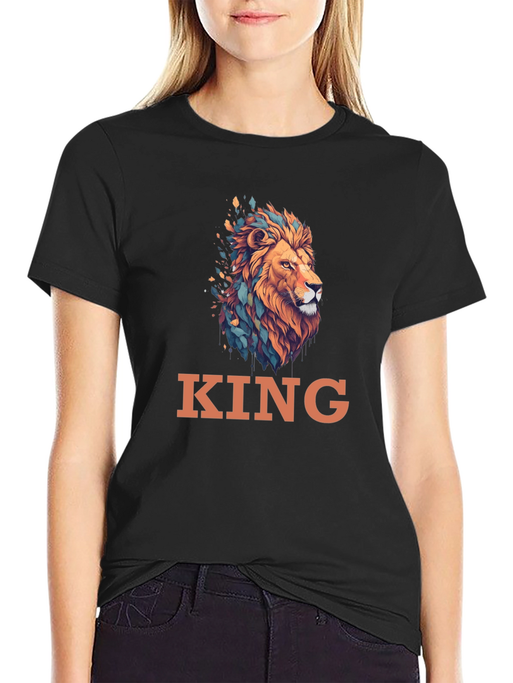 King Lion Graphic Tee - Stylish Mens T-Shirt