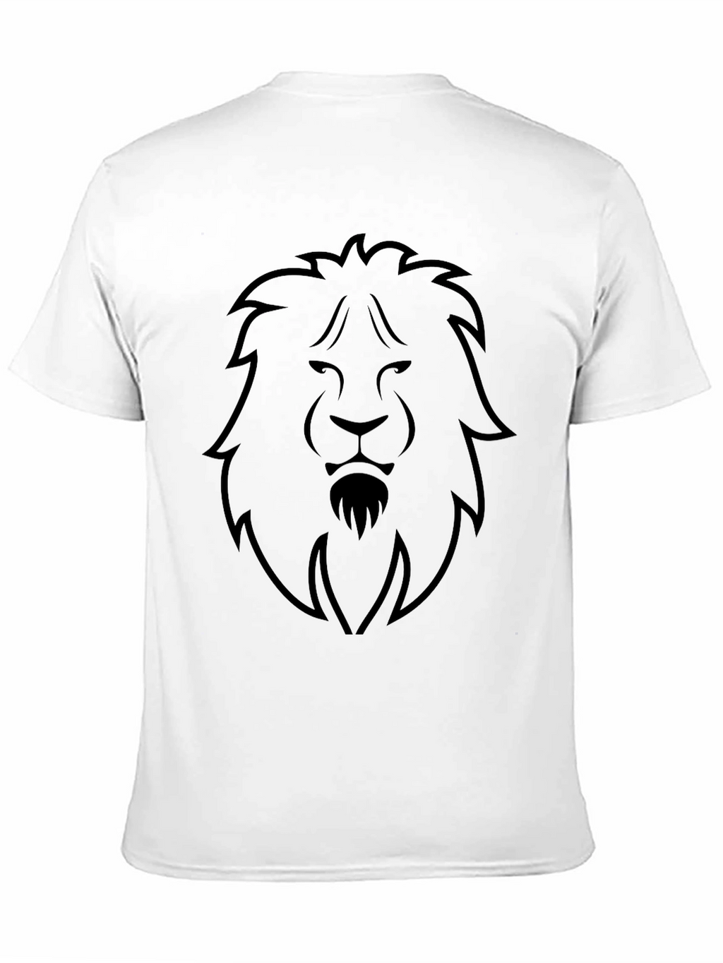 Lion Graphic Black T-Shirt - Modern Style