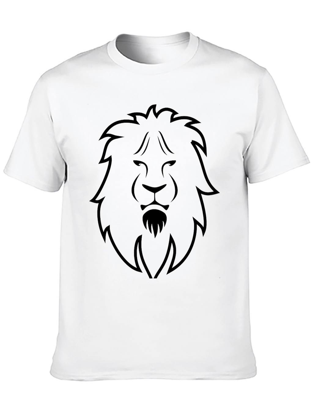 Lion Graphic Black T-Shirt - Modern Style