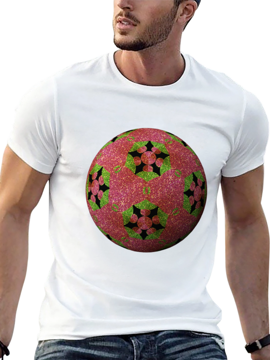 Abstract Orb Design Tee