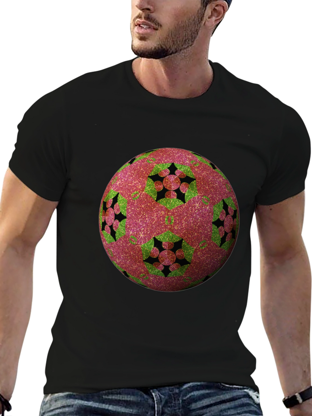 Abstract Orb Design Tee