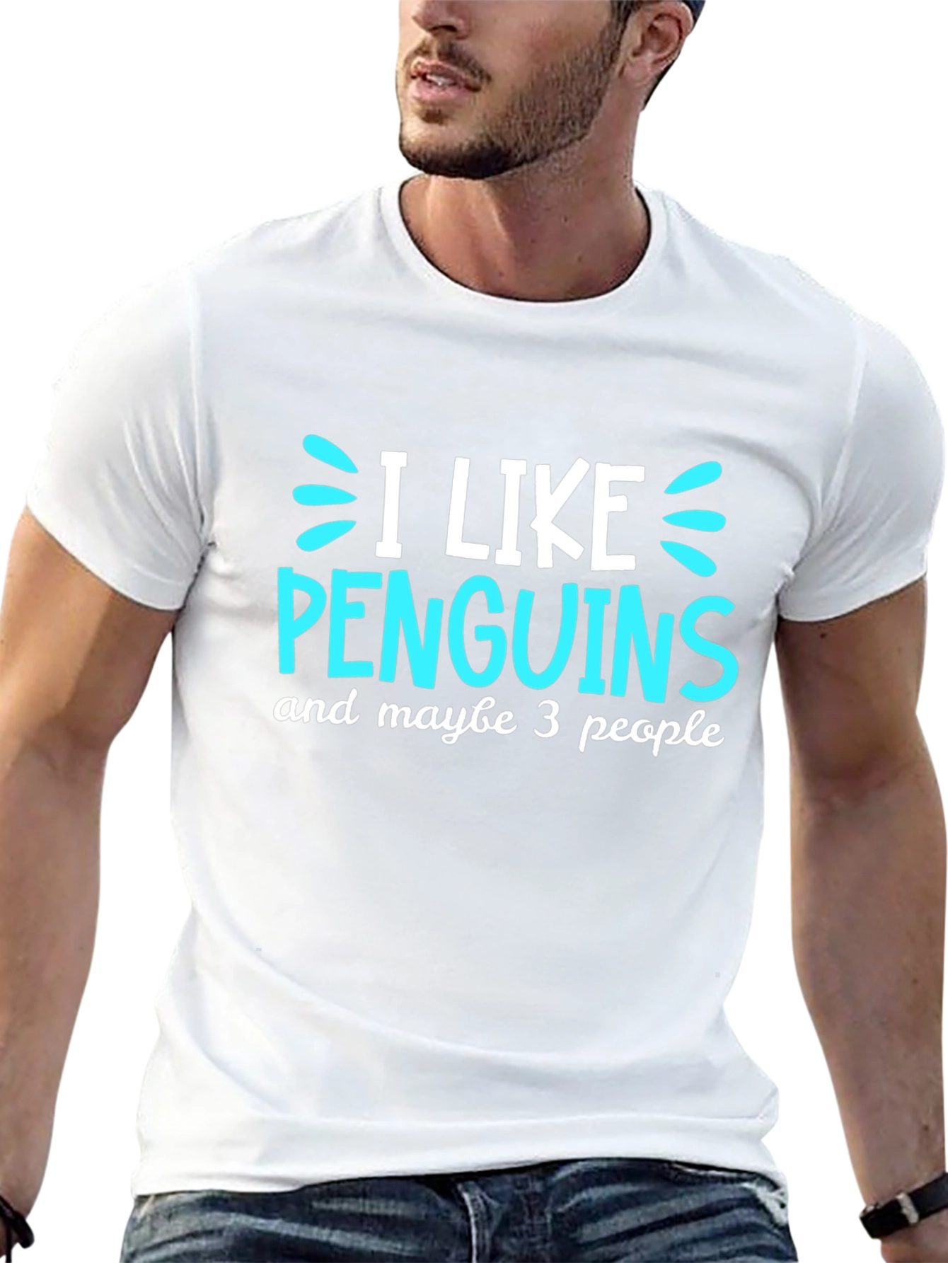 Penguin Lovers Tee: I Like Penguins Maybe 3 People