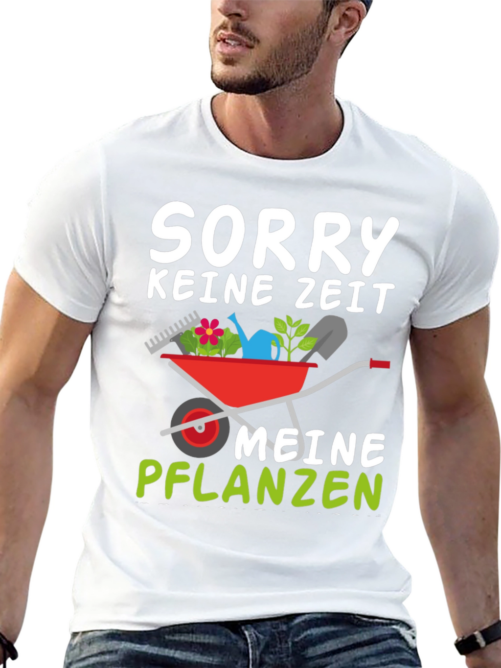 Gardening T-Shirt: Sorry No Time My Plants