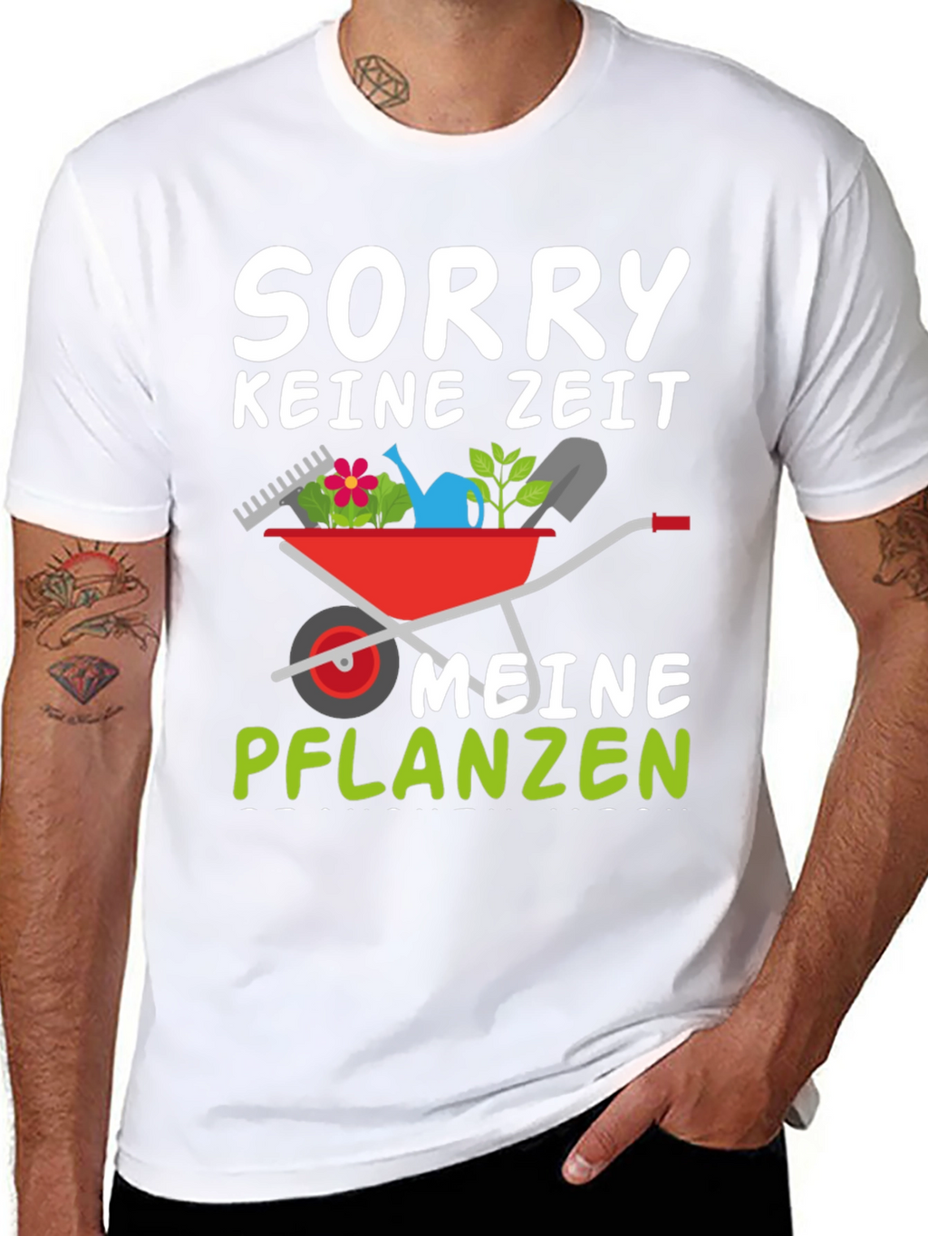 Gardening T-Shirt: Sorry No Time My Plants