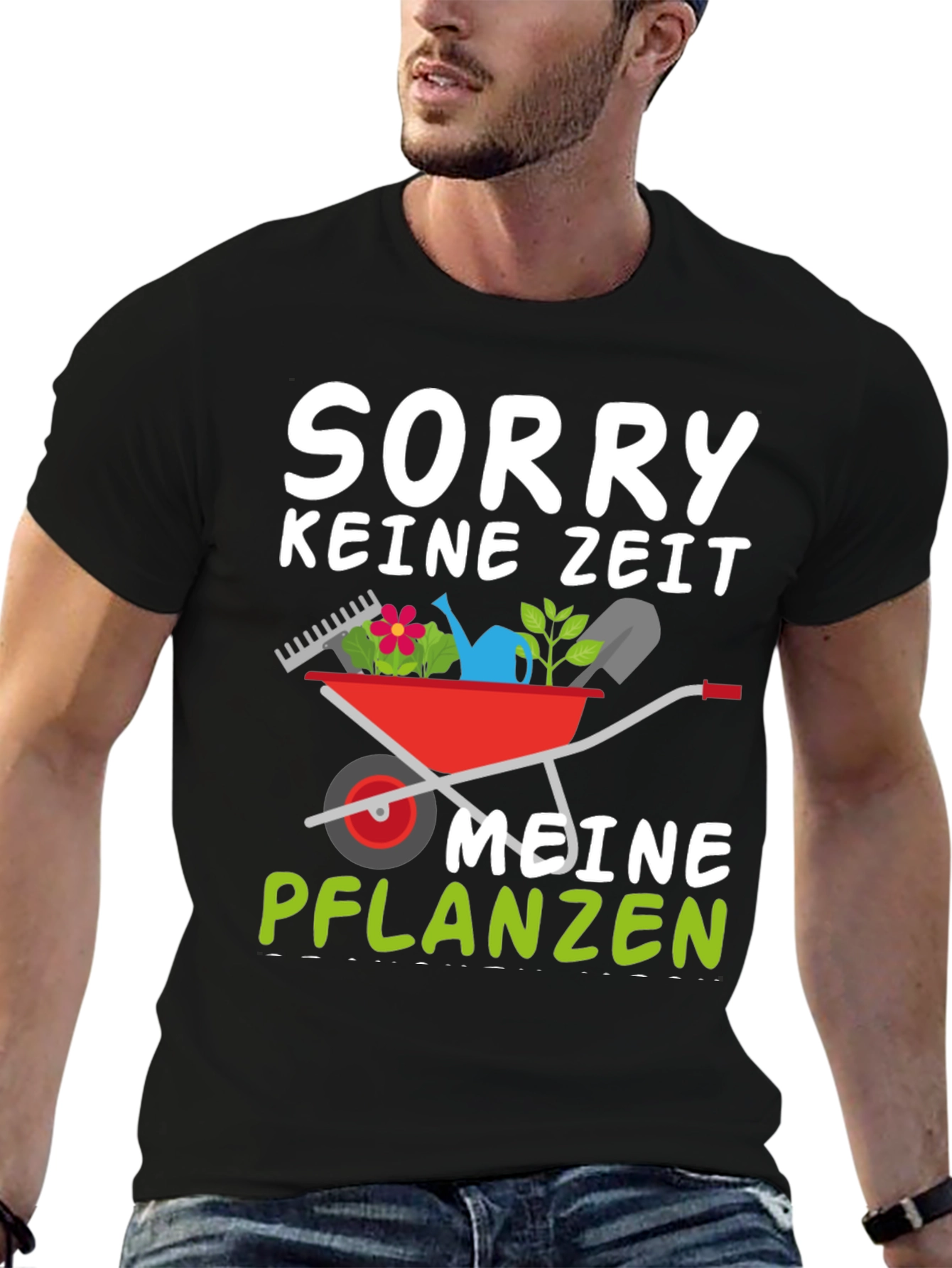 Gardening T-Shirt: Sorry No Time My Plants