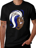 Cyberpunk Storm T-Shirt - Black Cotton Graphic Tee