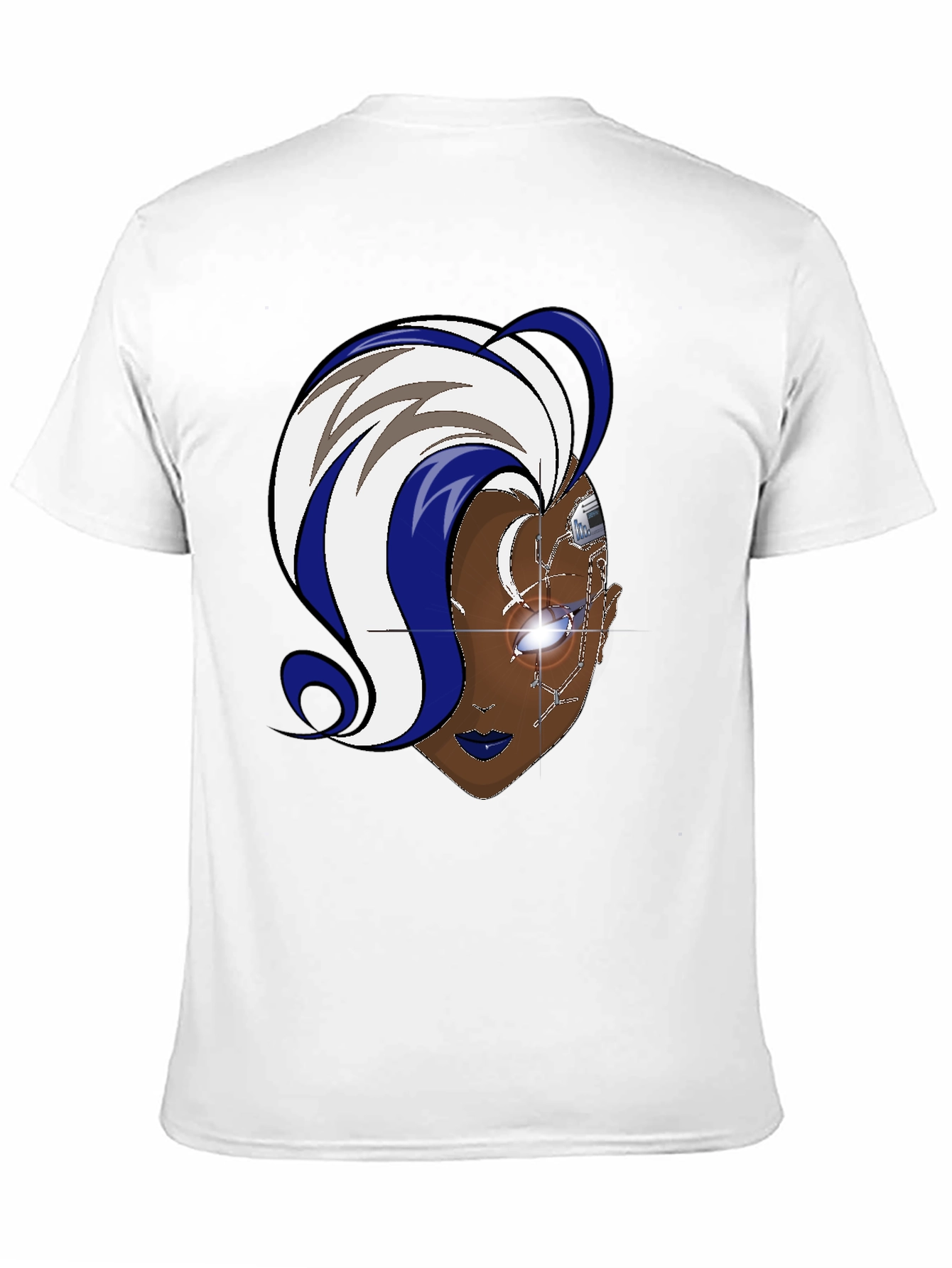 Cyberpunk Storm T-Shirt - Black Cotton Graphic Tee