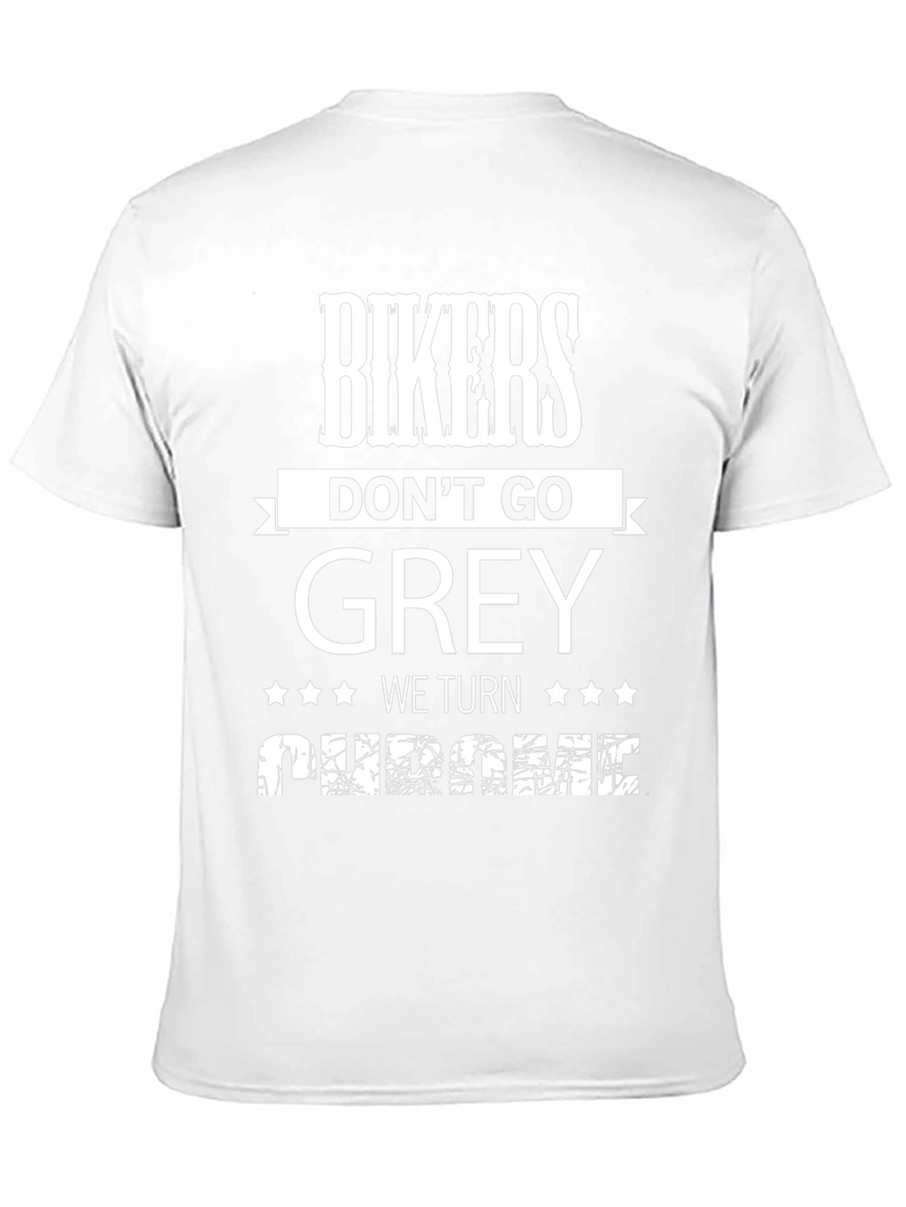 Bikers Dont Go Grey We Turn Chrome T-Shirt