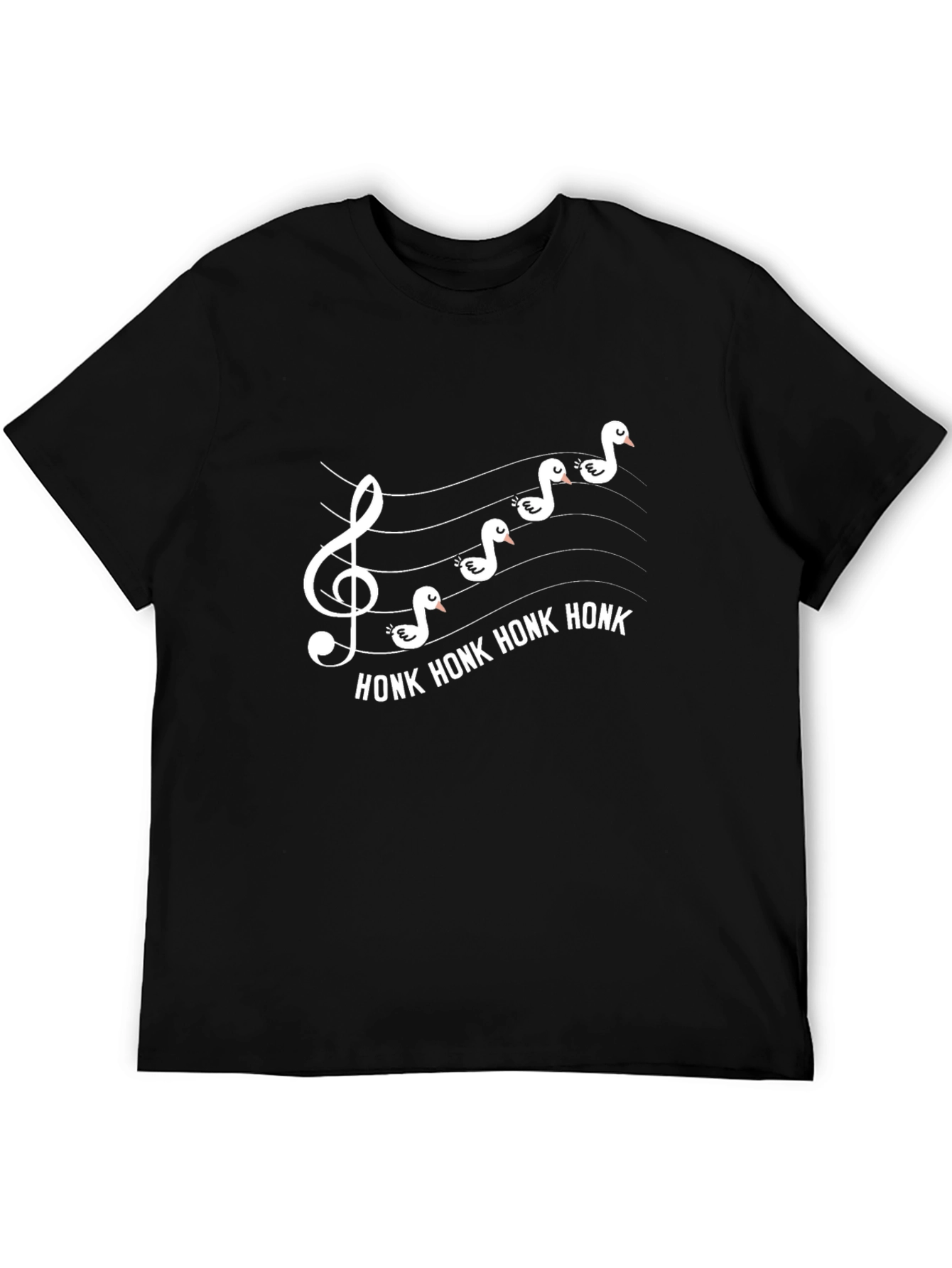 Honk! Goose Music Staff T-Shirt