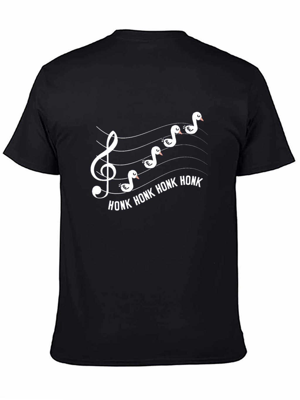 Honk! Goose Music Staff T-Shirt