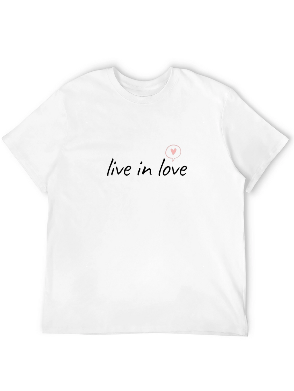 Live in Love Graphic Tee - Black