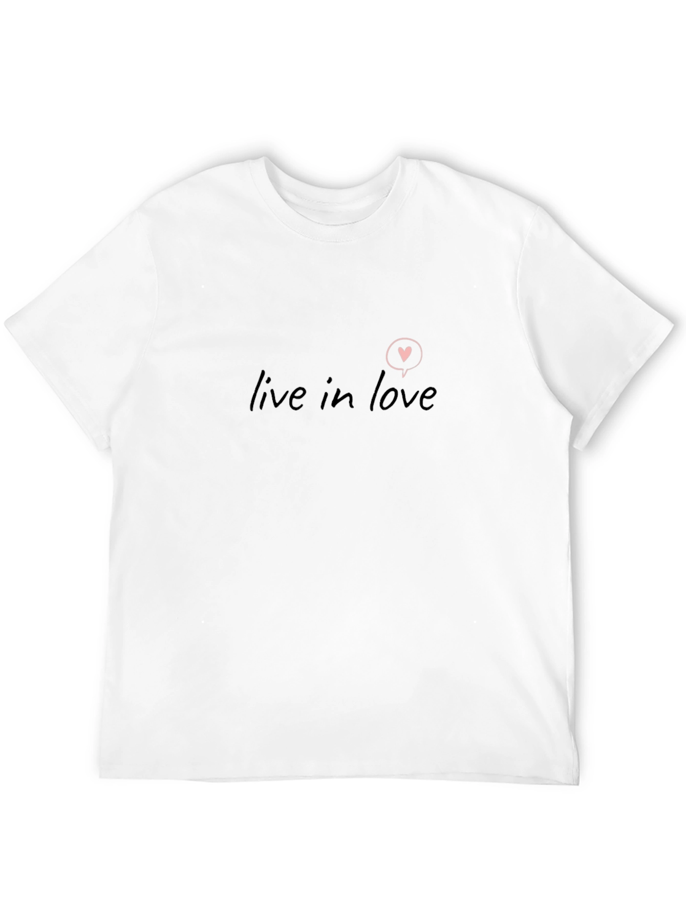 Live in Love Graphic Tee - Black