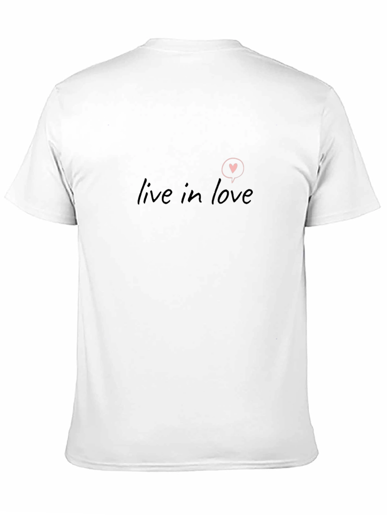 Live in Love Graphic Tee - Black