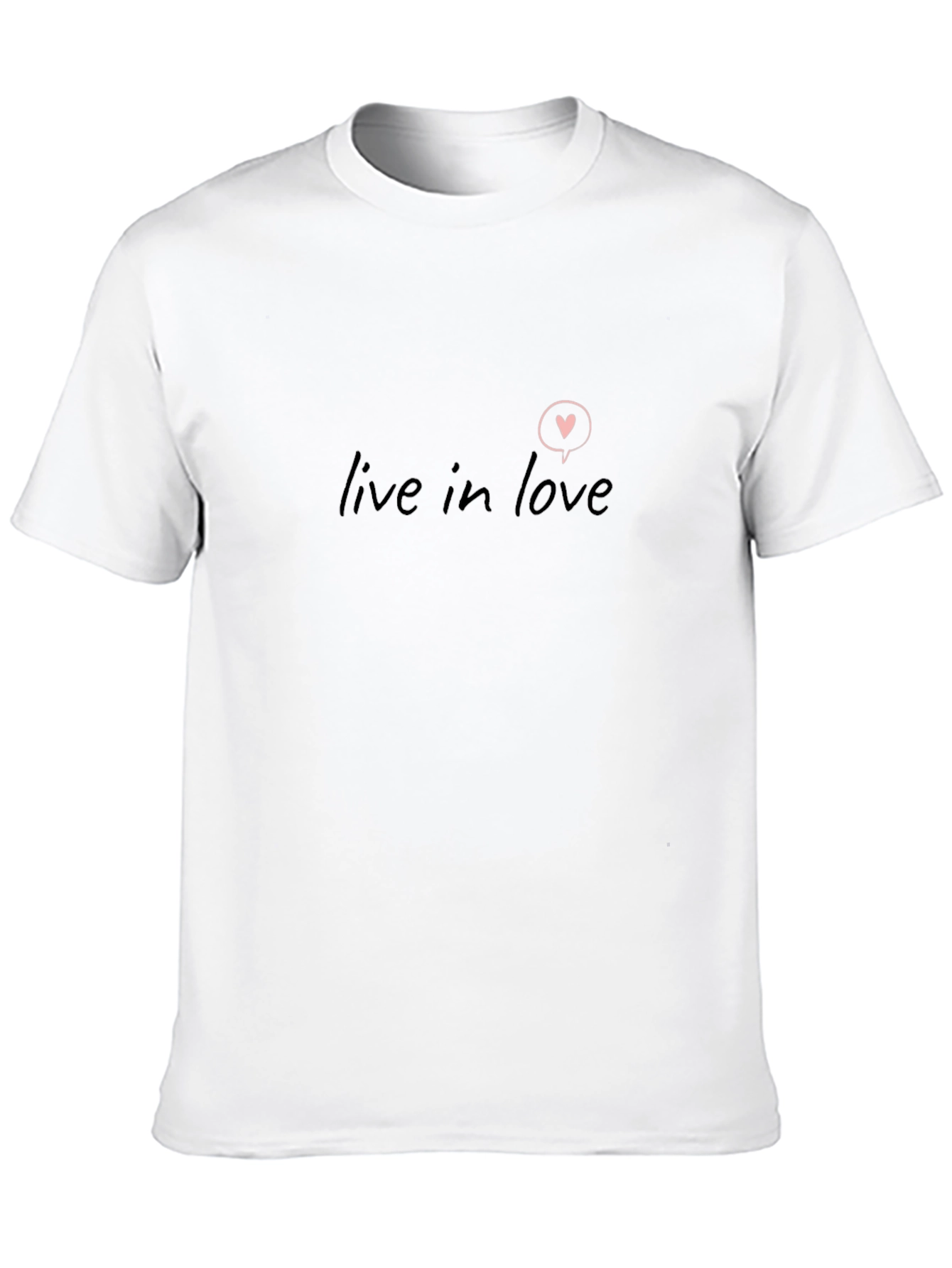 Live in Love Graphic Tee - Black
