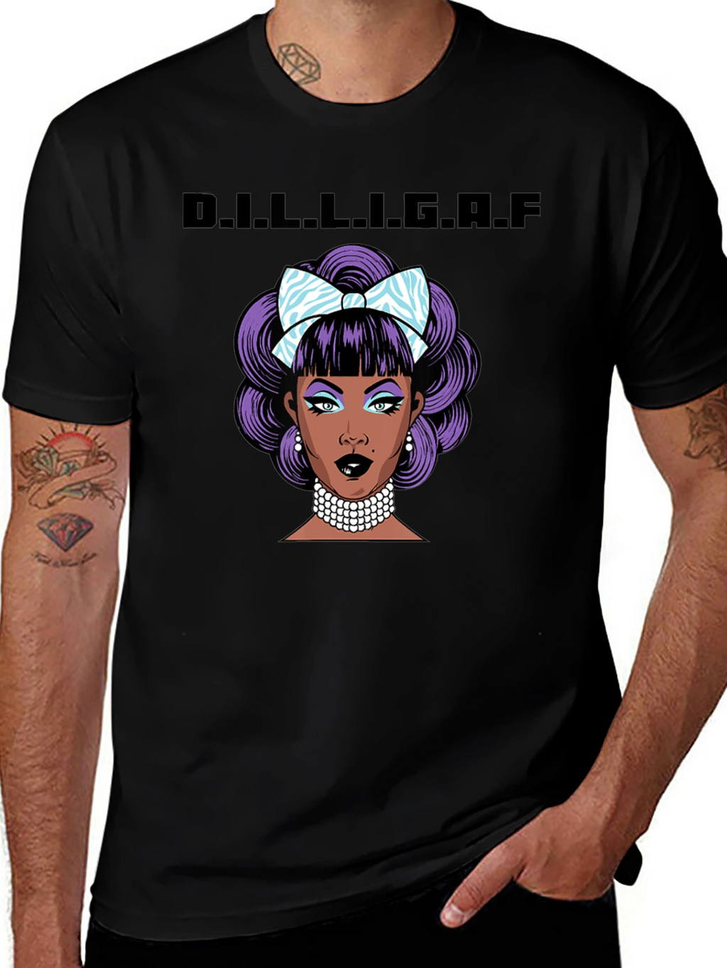 D.I.L.L.I.G.A.F. Graphic T-Shirt