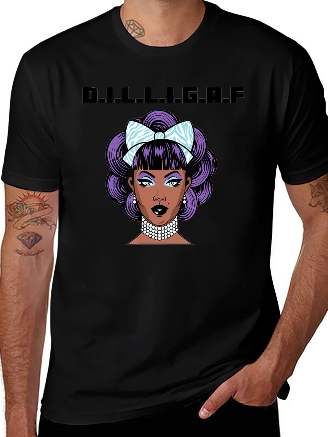 D.I.L.L.I.G.A.F. Graphic T-Shirt
