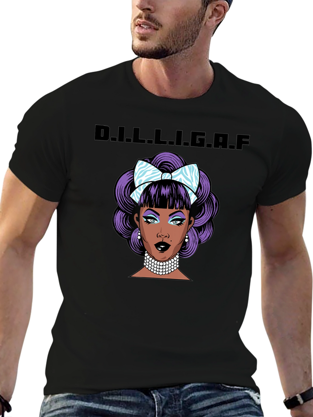 D.I.L.L.I.G.A.F. Graphic T-Shirt