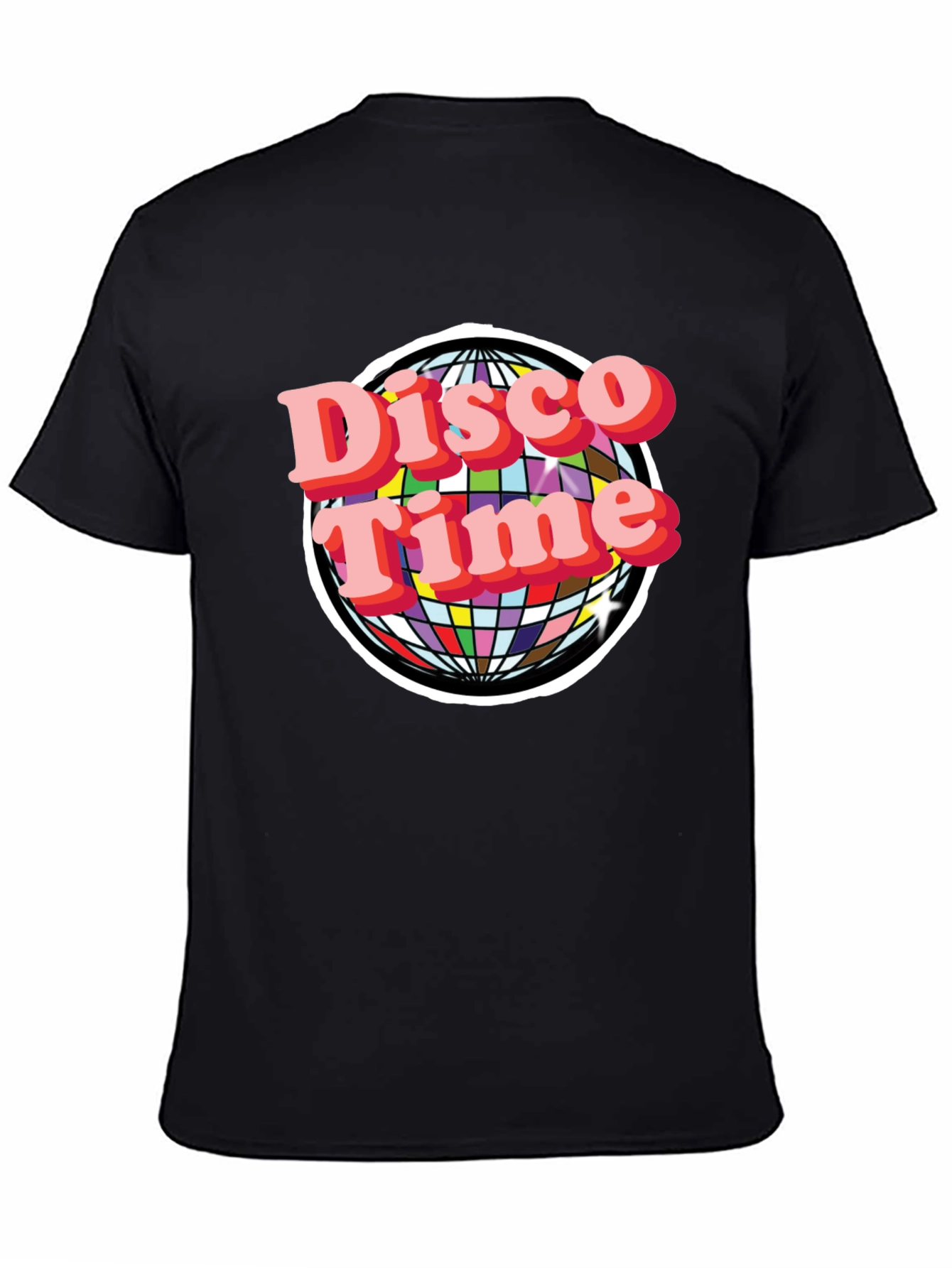 Disco Time Graphic Tee - Retro Style