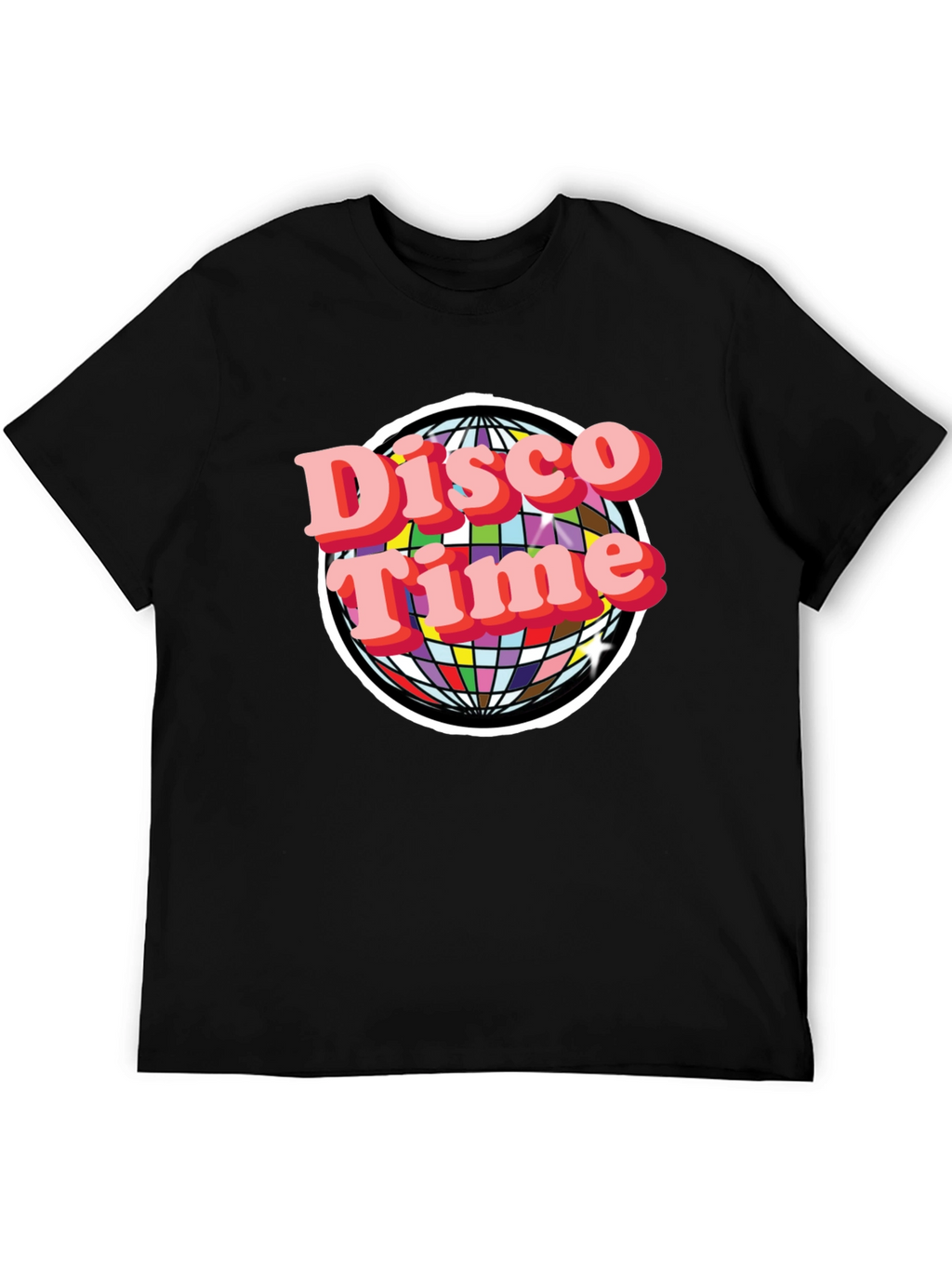 Disco Time Graphic Tee - Retro Style