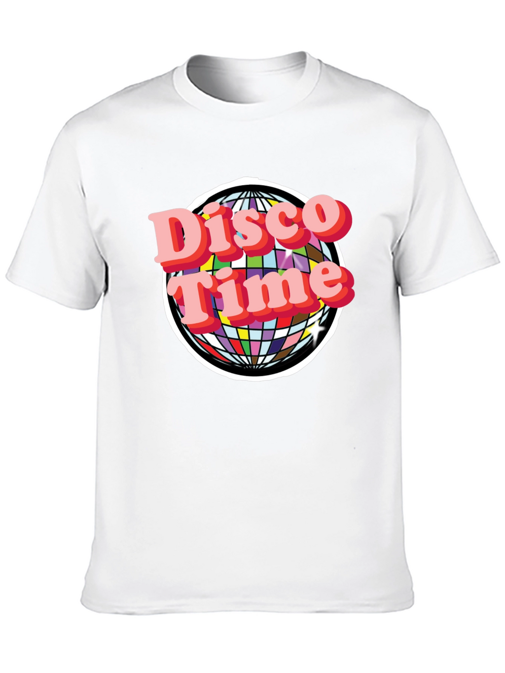 Disco Time Graphic Tee - Retro Style