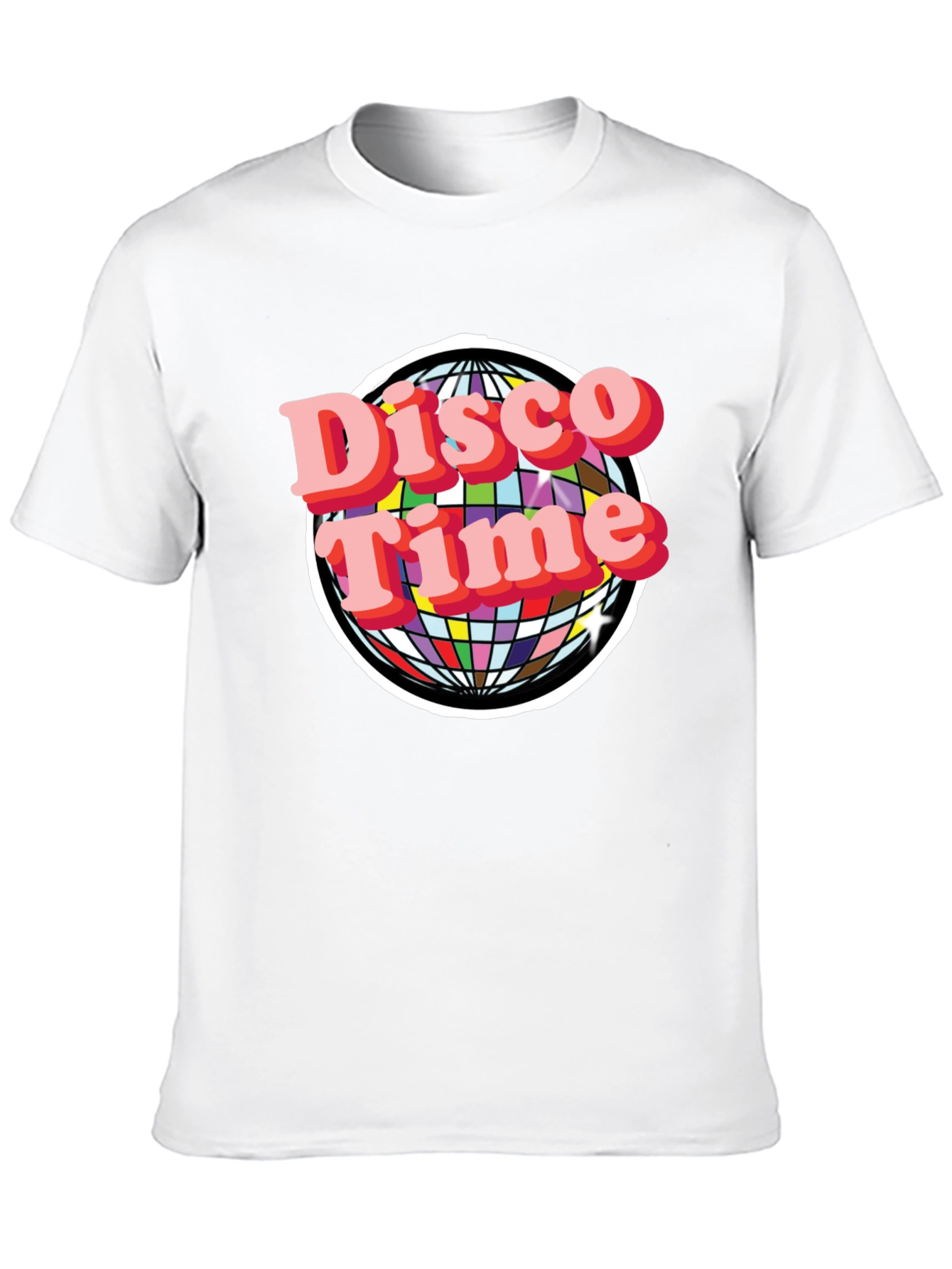 Disco Time Graphic Tee - Retro Style