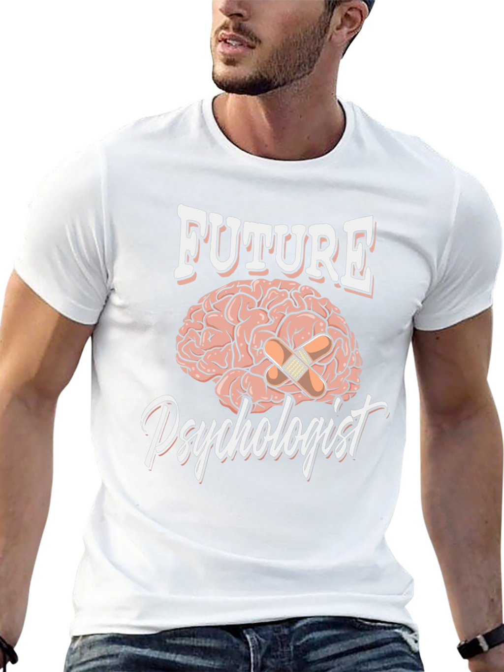 Future Psychologist Brain Graphic Tee
