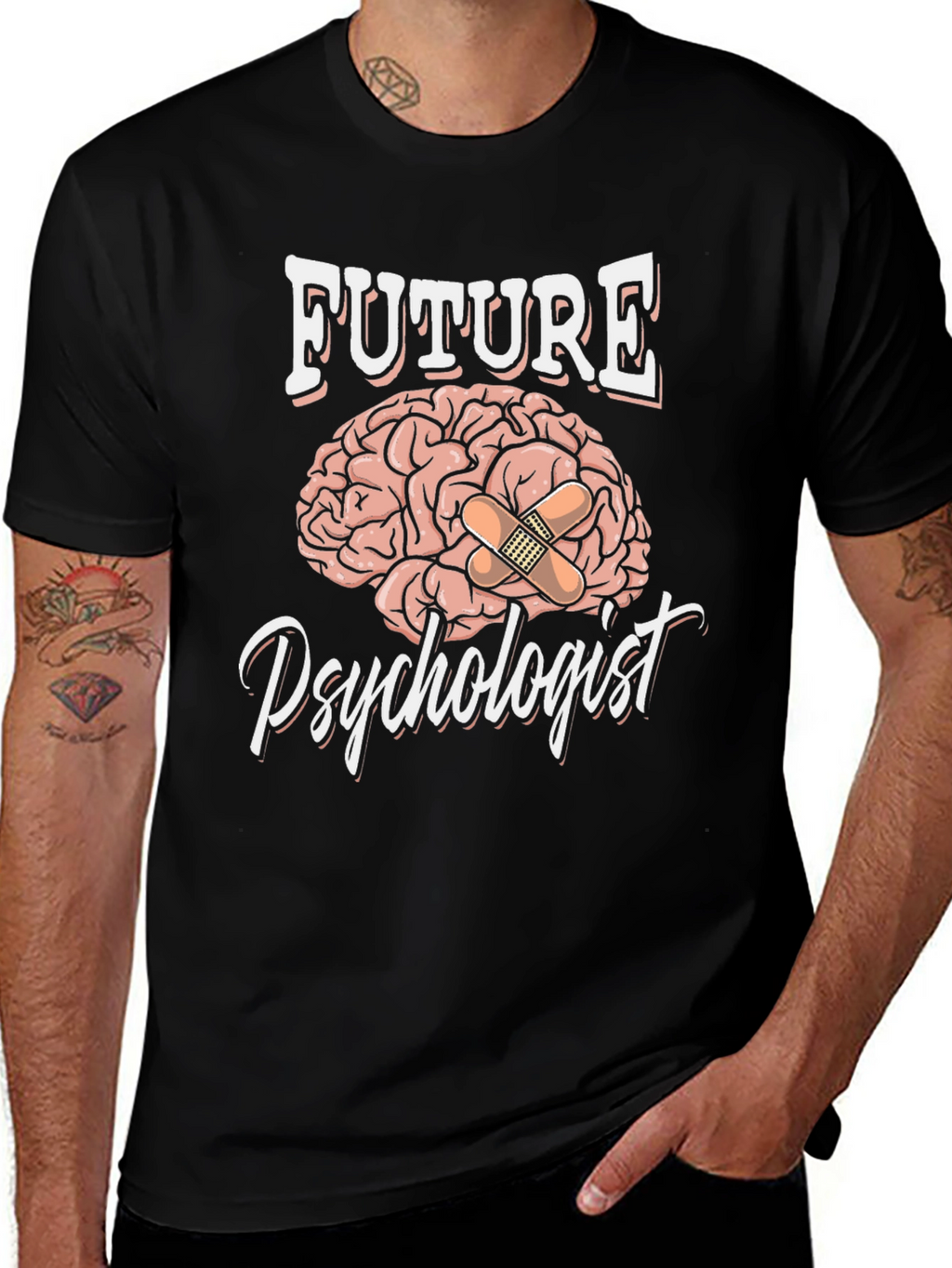 Future Psychologist Brain Graphic Tee