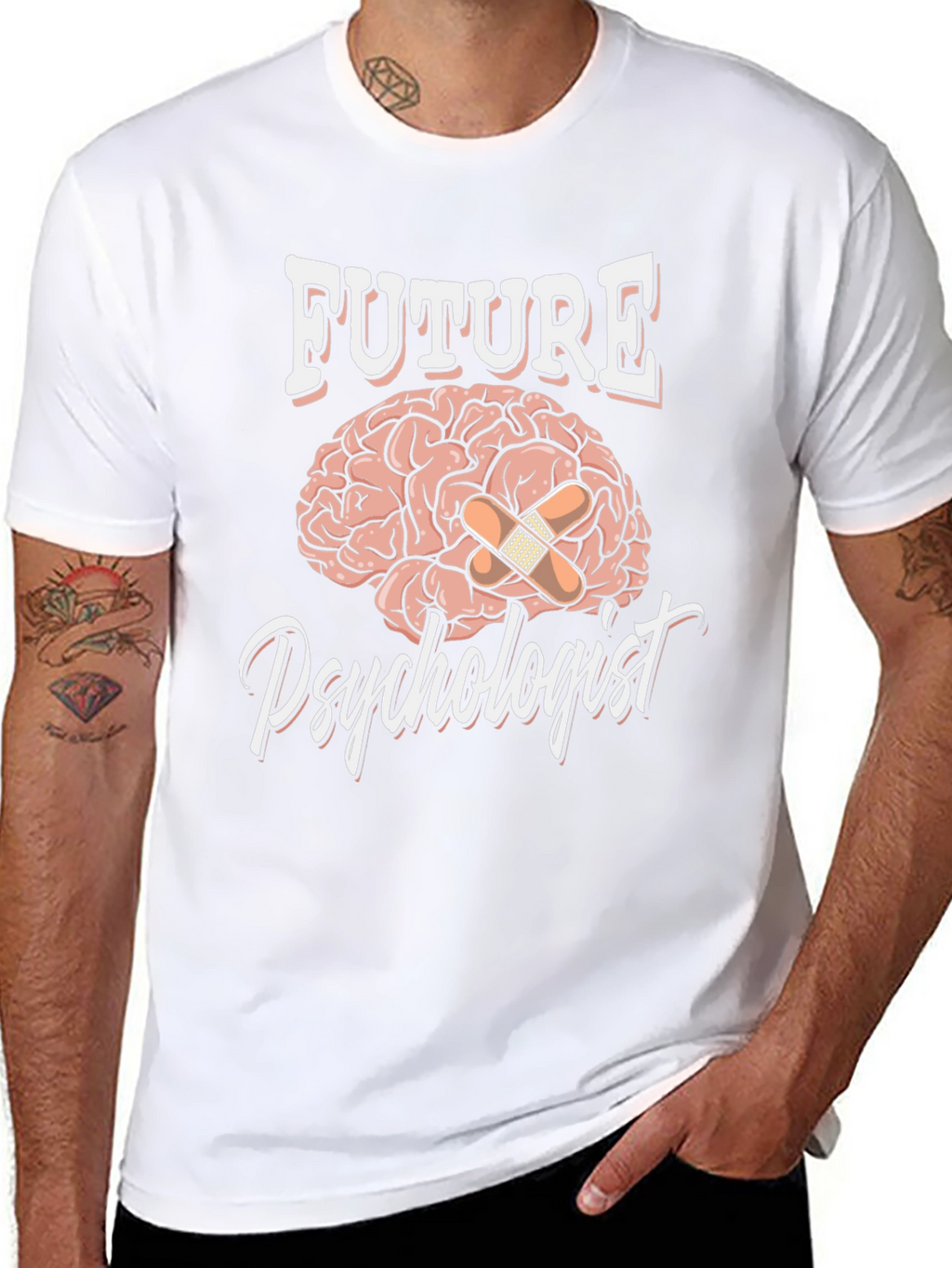 Future Psychologist Brain Graphic Tee