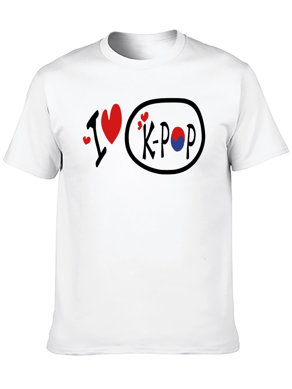 I Heart K-Pop Black T-Shirt