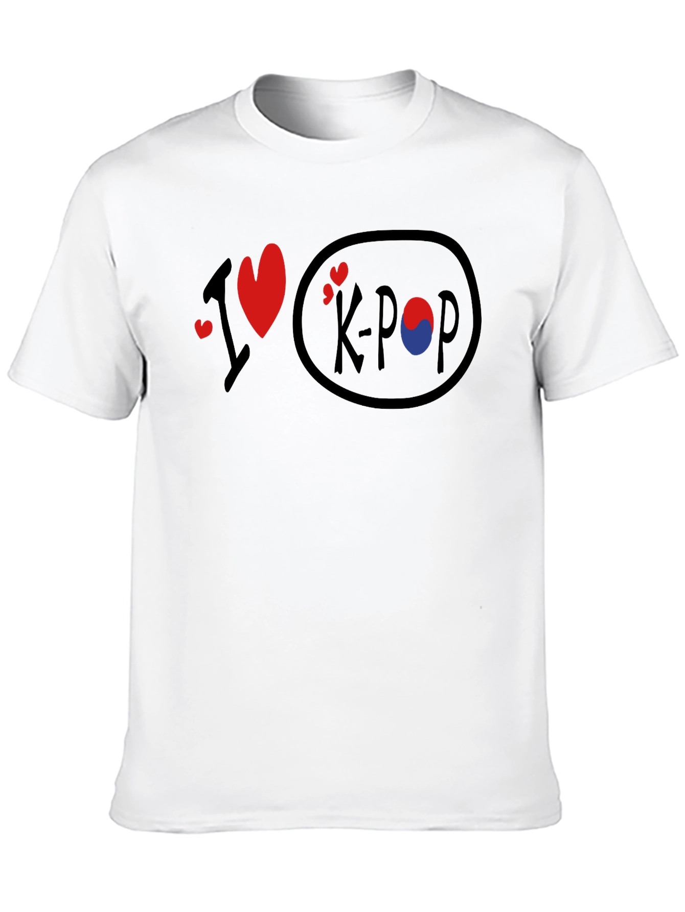 I Heart K-Pop Black T-Shirt