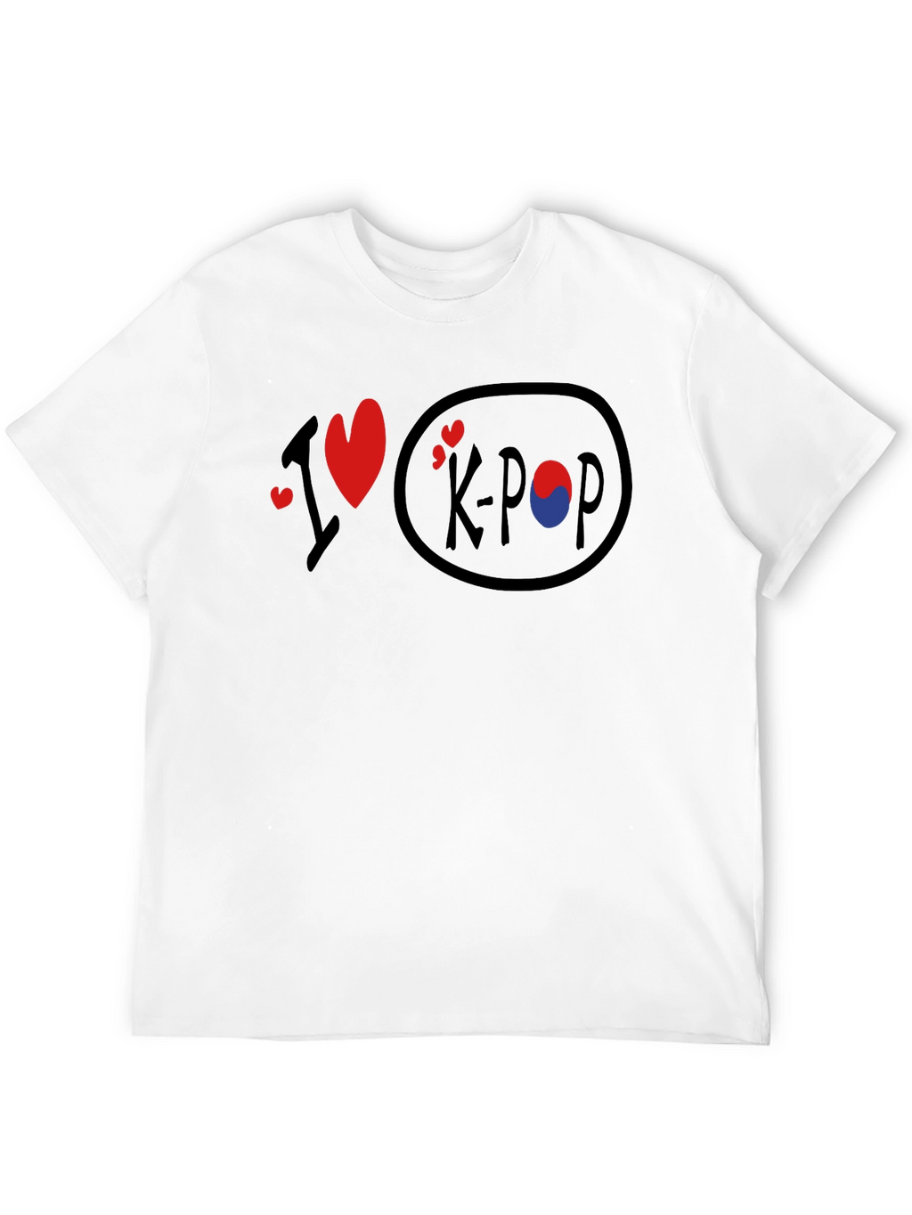 I Heart K-Pop Black T-Shirt
