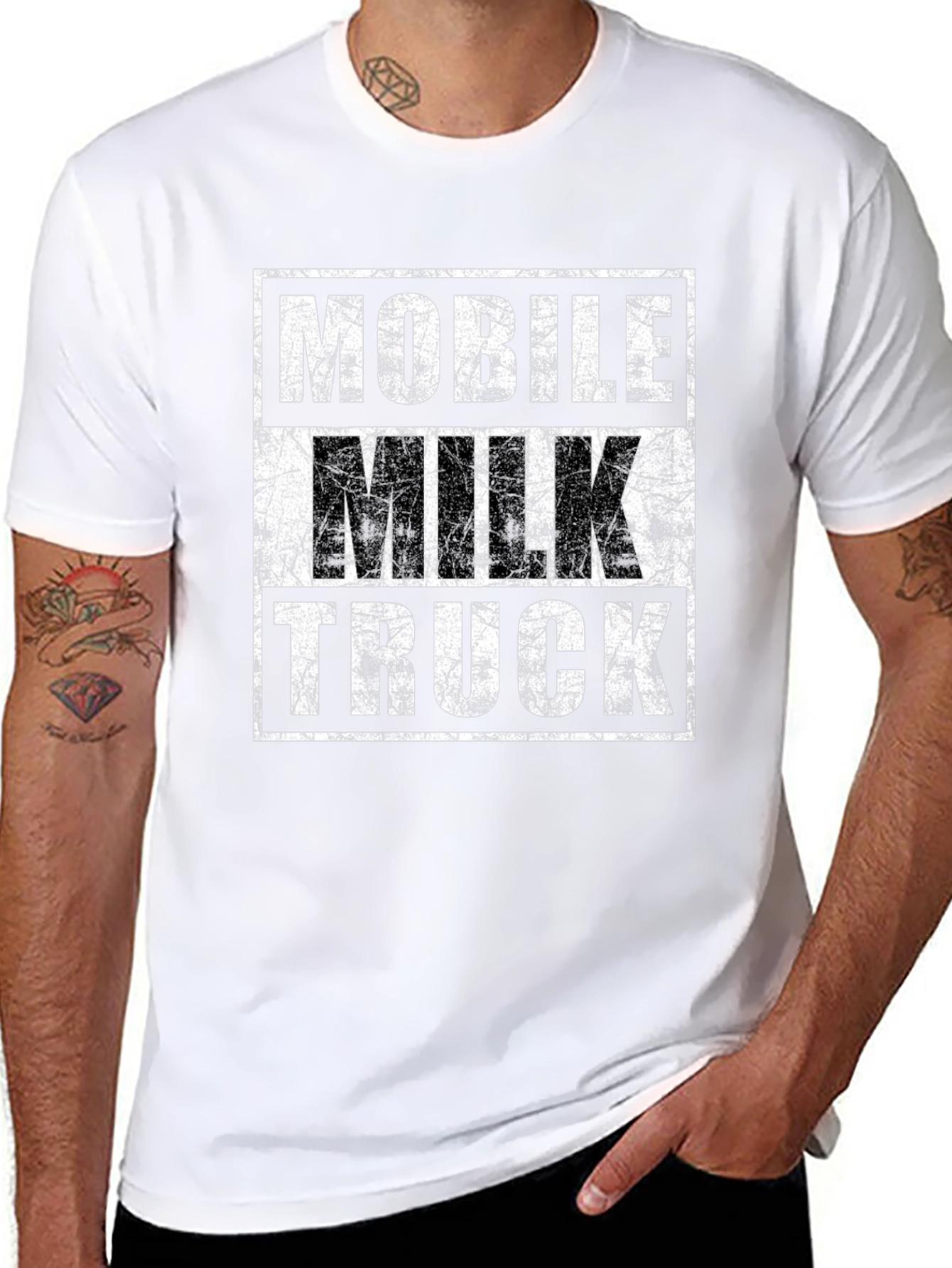 Mobile Milk Truck Graphic Tee