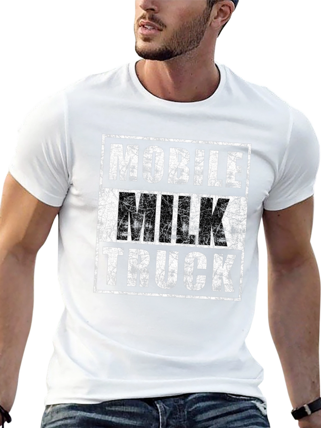 Mobile Milk Truck Graphic Tee