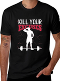 Kill Your Excuses Black Graphic Tee