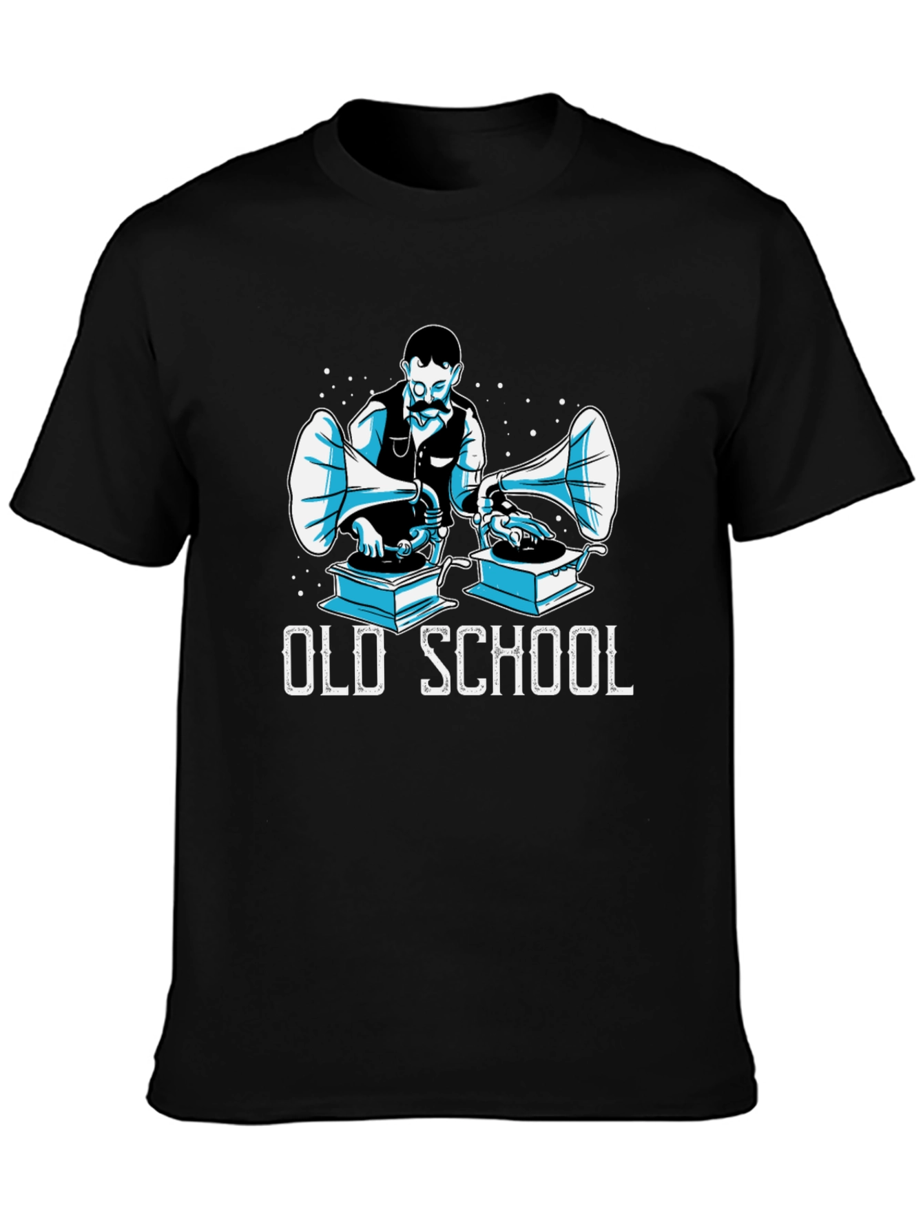 Vintage DJ Gramophone T-Shirt - Old School Cool!