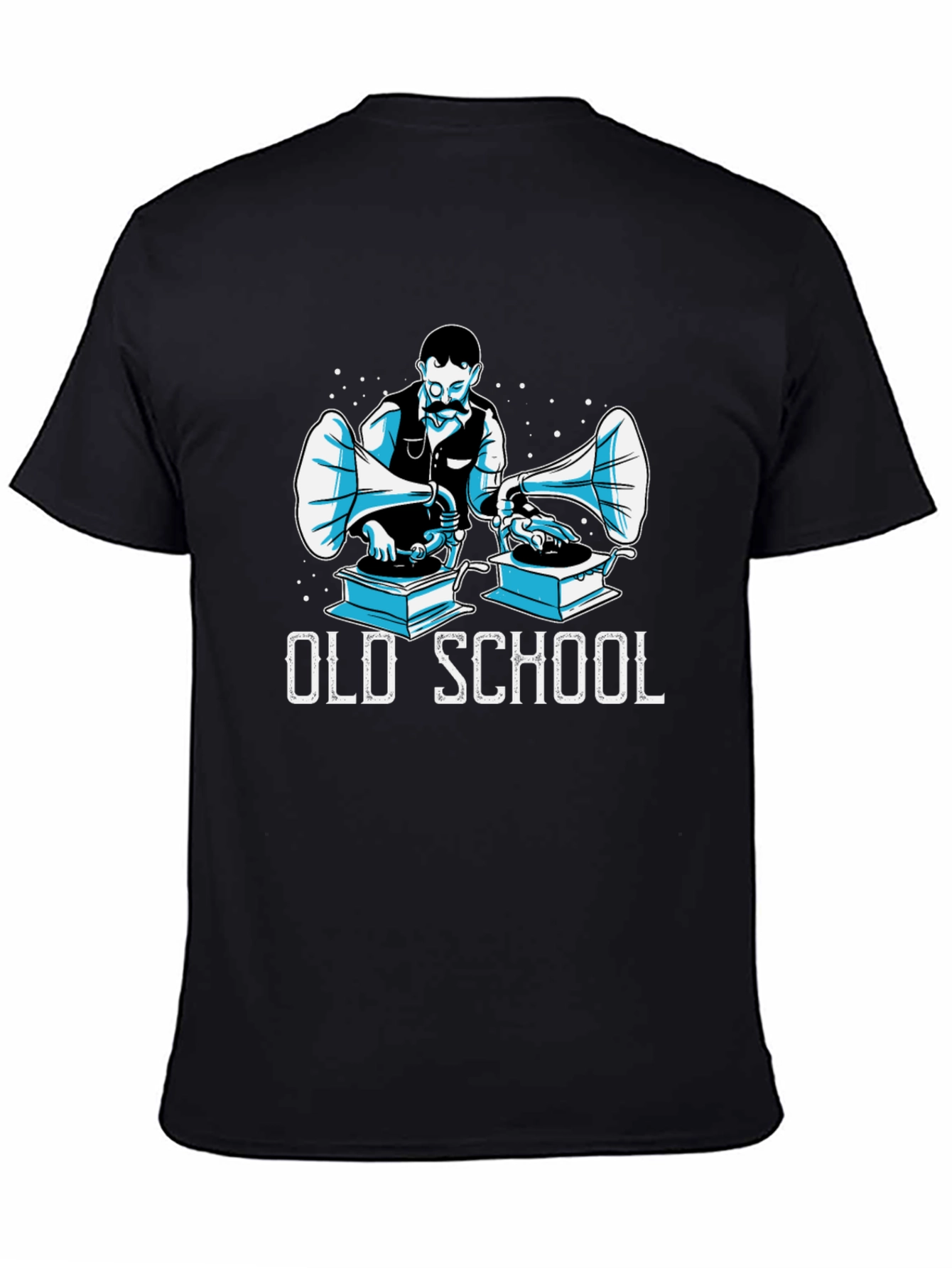 Vintage DJ Gramophone T-Shirt - Old School Cool!