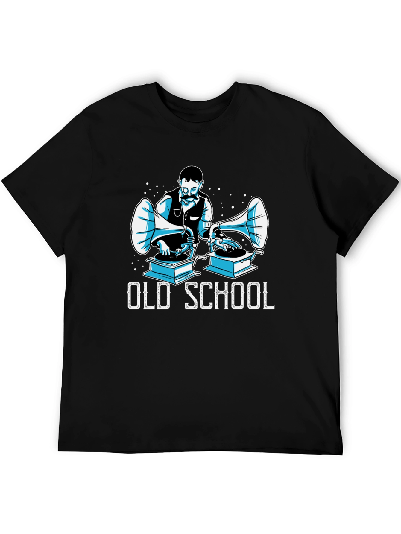 Vintage DJ Gramophone T-Shirt - Old School Cool!