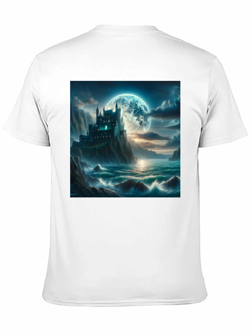 Castle Moonscape Graphic Tee