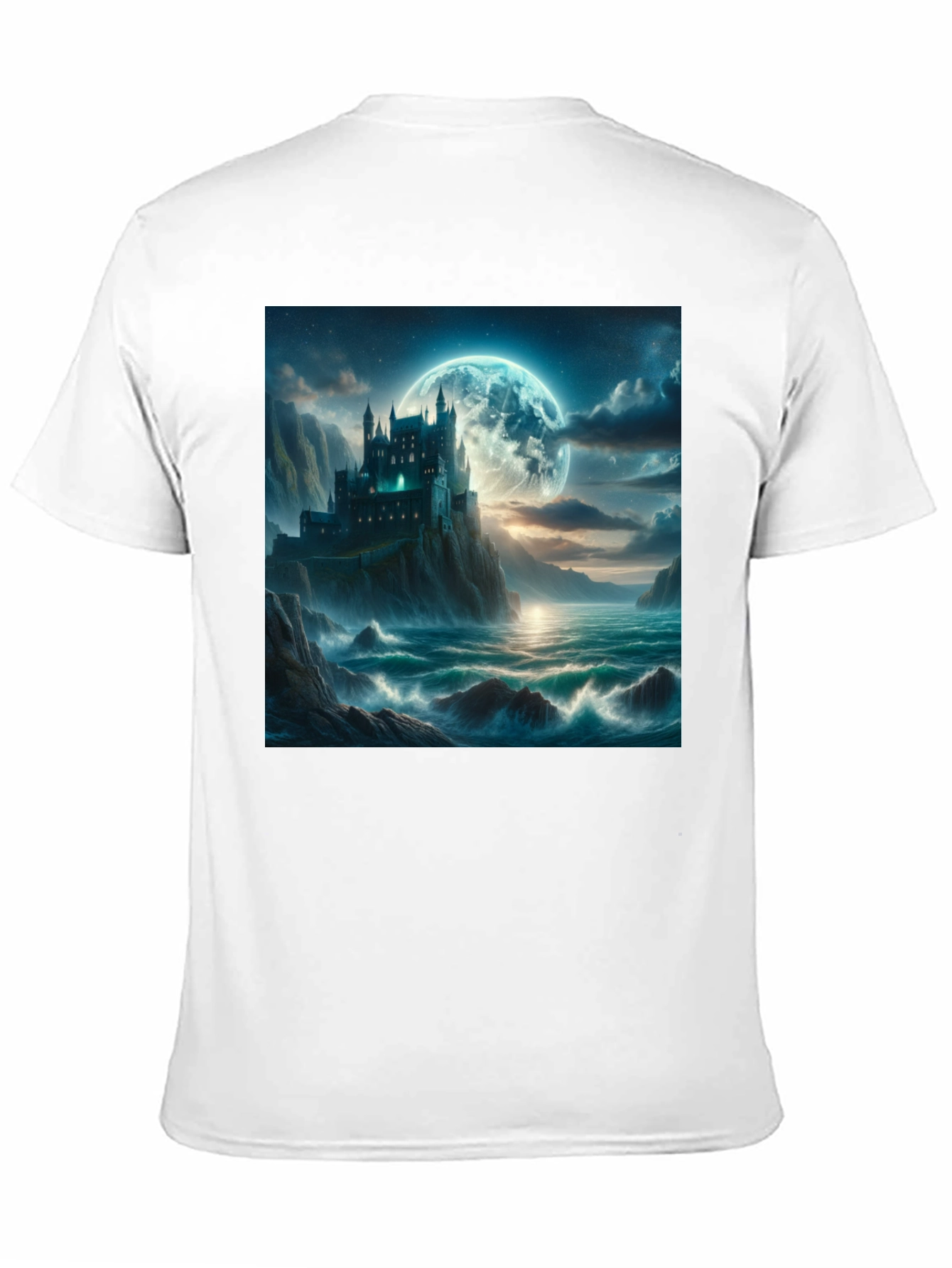 Castle Moonscape Graphic Tee