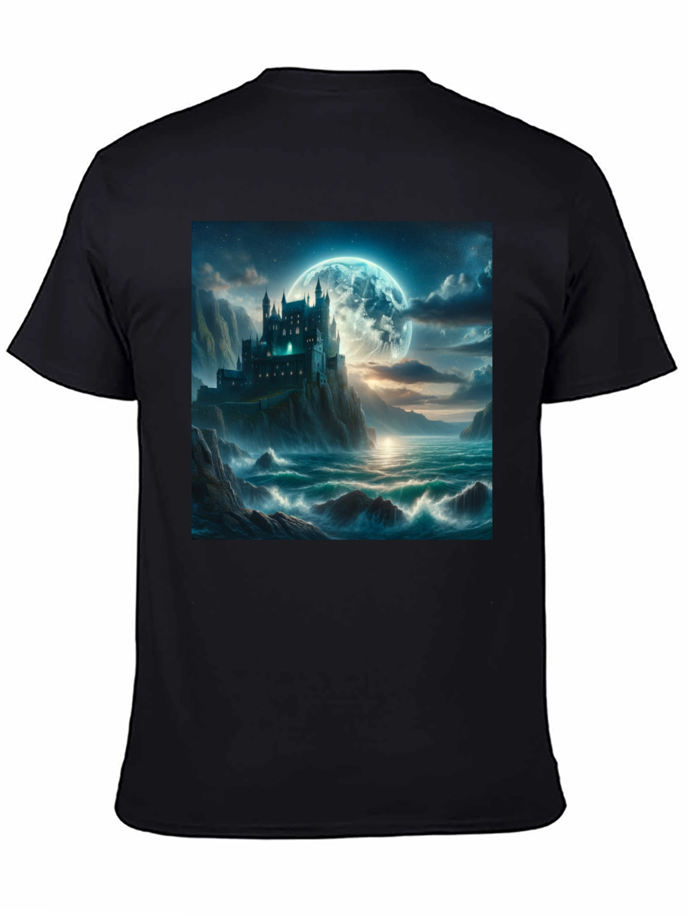 Castle Moonscape Graphic Tee