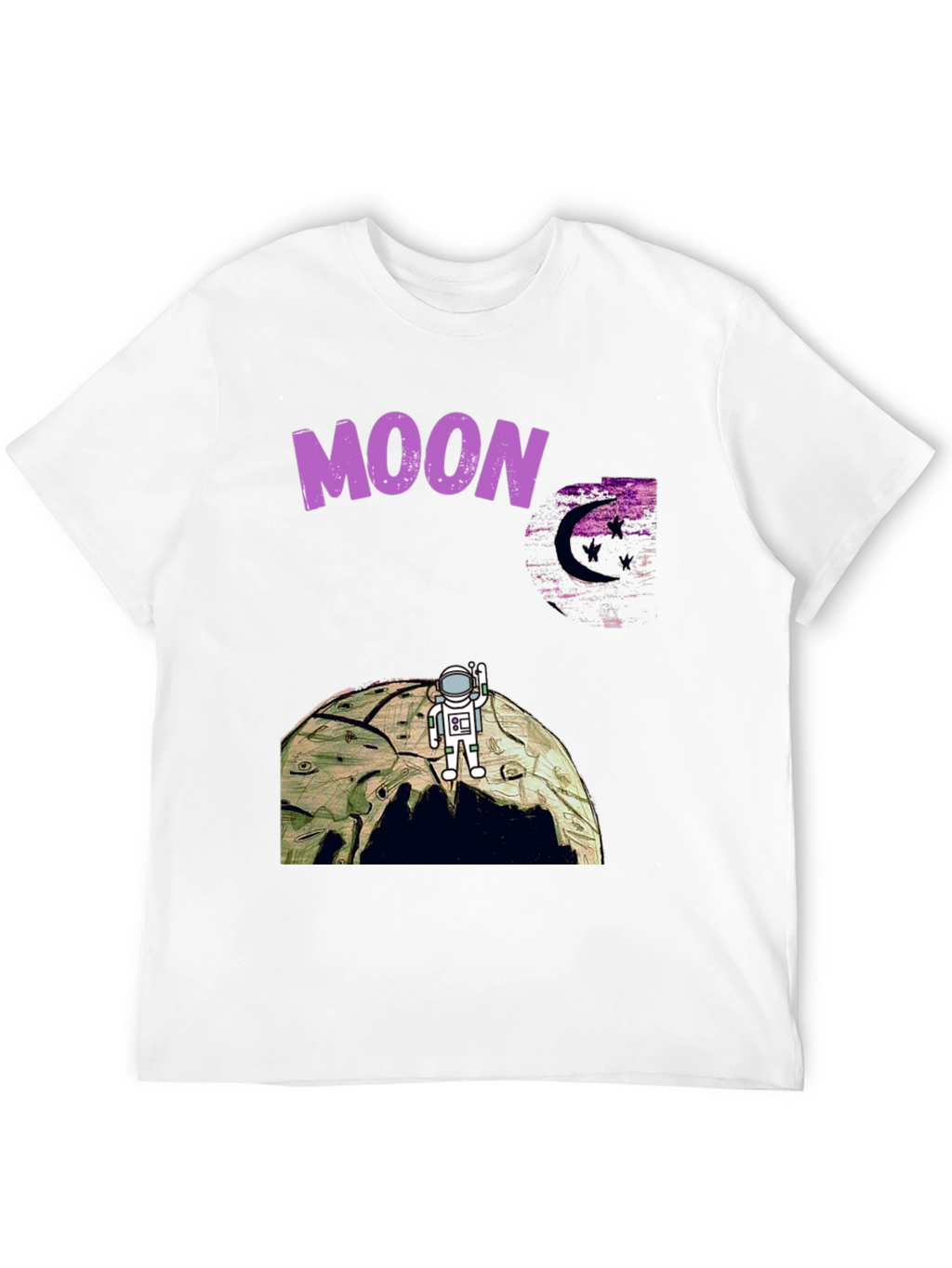 Moon Landing T-Shirt - Astronaut Graphic Tee