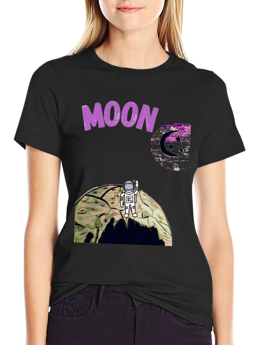 Moon Landing T-Shirt - Astronaut Graphic Tee
