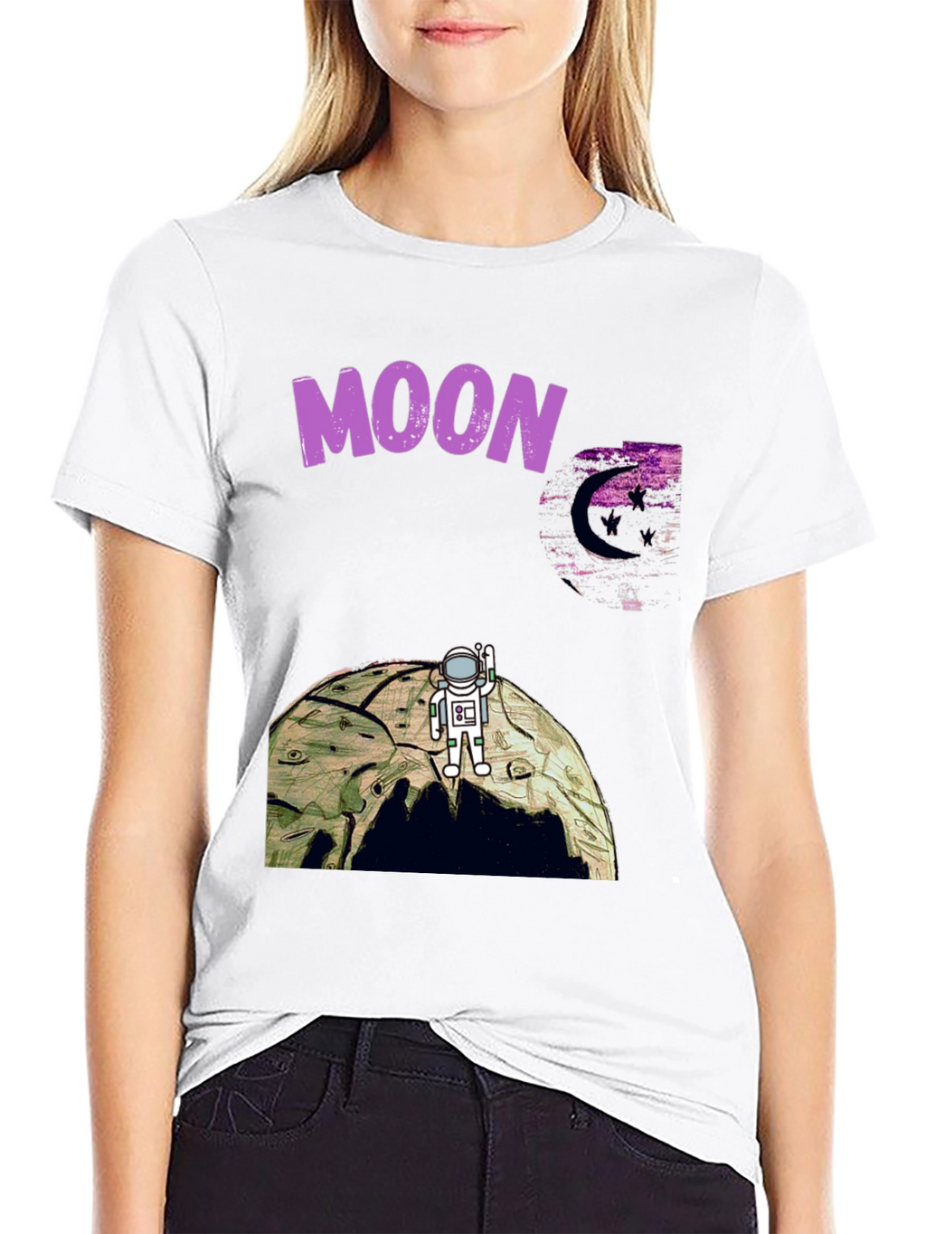 Moon Landing T-Shirt - Astronaut Graphic Tee