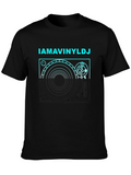 I AM A VINYL DJ T-Shirt - Turntable Design