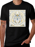 Geometric Wolf Graphic T-Shirt