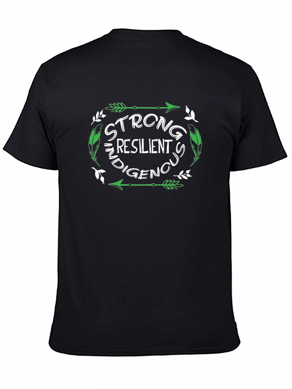 Strong Resilient Indigenous Black Graphic Tee