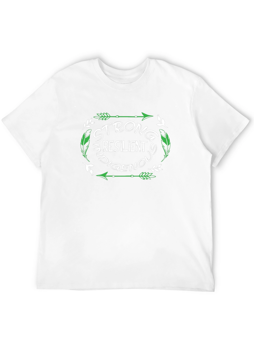Strong Resilient Indigenous Black Graphic Tee