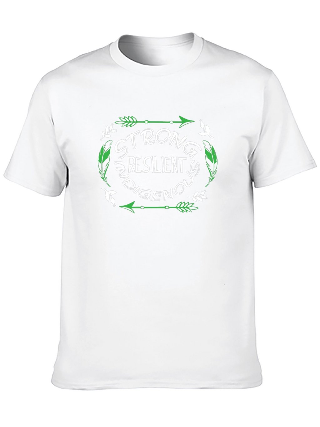Strong Resilient Indigenous Black Graphic Tee