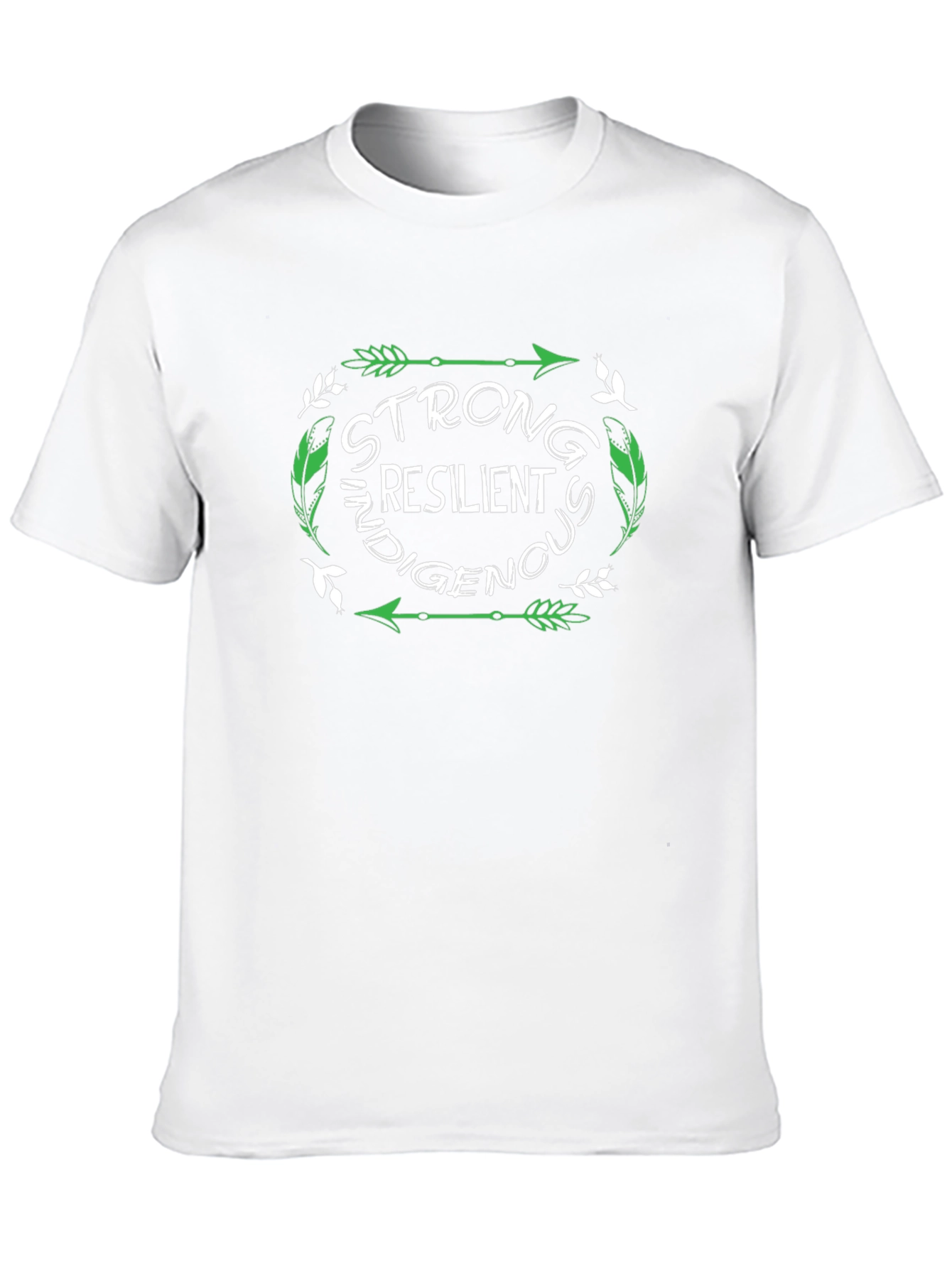 Strong Resilient Indigenous Black Graphic Tee